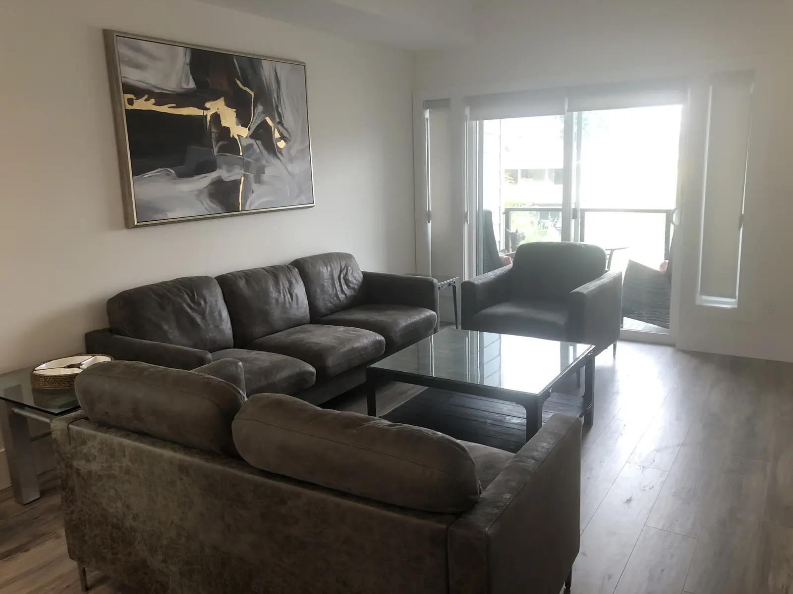 Family room with balcony access